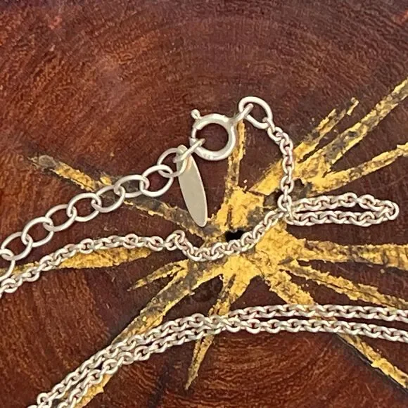 Vintage Sand Dollar Necklace 925 Large Shell Pendant ATI Mexico jewelry - Picture 5 of 10